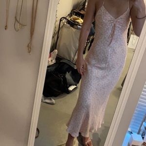 Zara Pink Flowered Dress